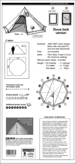 Luxe Outdoor F8e Winter Shelter - Brown 10 Luxe Outdoor F8e Winter Shelter - Brown -Backpacking Light Salg 167629933 origpic d7387e