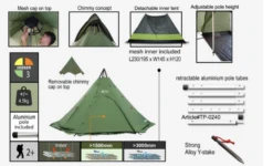 Luxe Outdoor Mega Horn II -Backpacking Light Salg 174943001 origpic c7f512