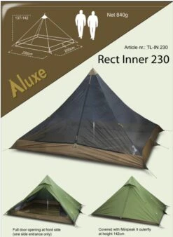 Luxe Outdoor Rect Inner 230 -Backpacking Light Salg 178246299 origpic 9c1ae3