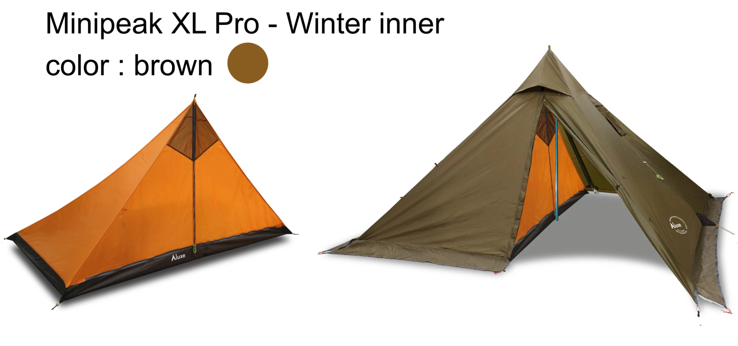 Luxe Outdoor Minipeak XL PRO - Brown 5 Luxe Outdoor Minipeak XL PRO - Brown - Billede 3