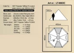 Luxe Outdoor Megahorn XL Shelter (8 Person Tent) -Backpacking Light Salg tipi luxe outdoor megahorn xl 56